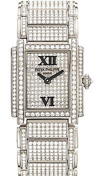Patek PhilippeTwenty~4 Ladies White Gold Diamond Pave 4909/50G-001 - BRAND NEW