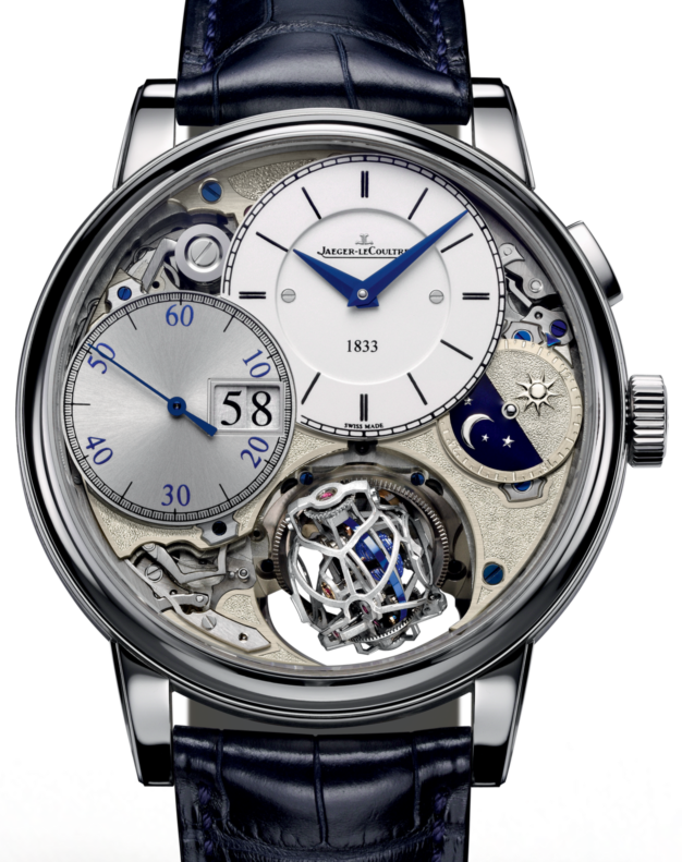 Jaeger-LeCoultre Calibre 176 Master Grande Tradition Gyrotourbillon 3 Jubilee 5036420 Silver?Opaline Platinum Leather 43.5mm Manual-Winding - BRAND NEW