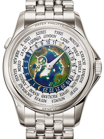 Patek Philippe Complications World Time Platinum Cloisonne Dial 5131 1P 001 BRAND NEW