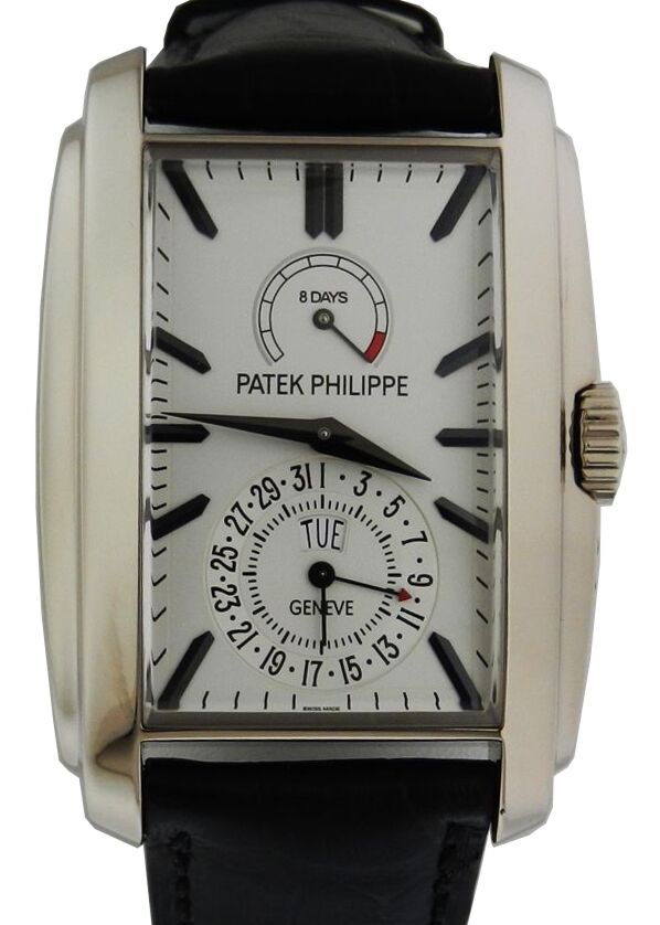 Patek Philippe Gondolo White Gold Silver Opaline Dial 5200G-010