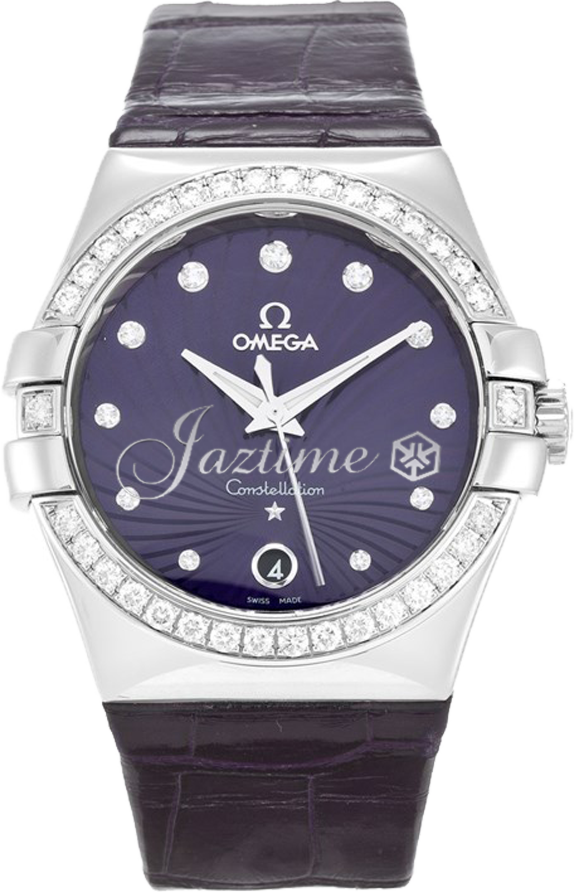 OMEGA 123.18.35.60.60.001 CONSTELLATION QUARTZ 35mm STEEL BRAND NEW