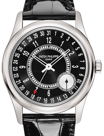 Patek Philippe Calatrava White Gold 39mm Black Dial 6006G 001