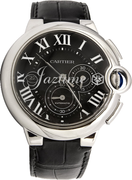 Cartier Ballon Bleu De Silver Dial Stainless Steel Bezel & Braclet 44mm W6920052 - BRAND NEW