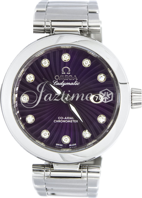 Omega De Ville Ladymatic Stainless Steel Purple Dial 425.30.34.20.60.001 - BRAND NEW