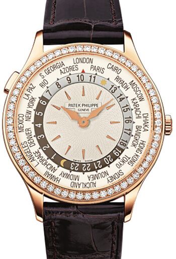 Patek Philippe Complications World Time Rose Gold Ivory
