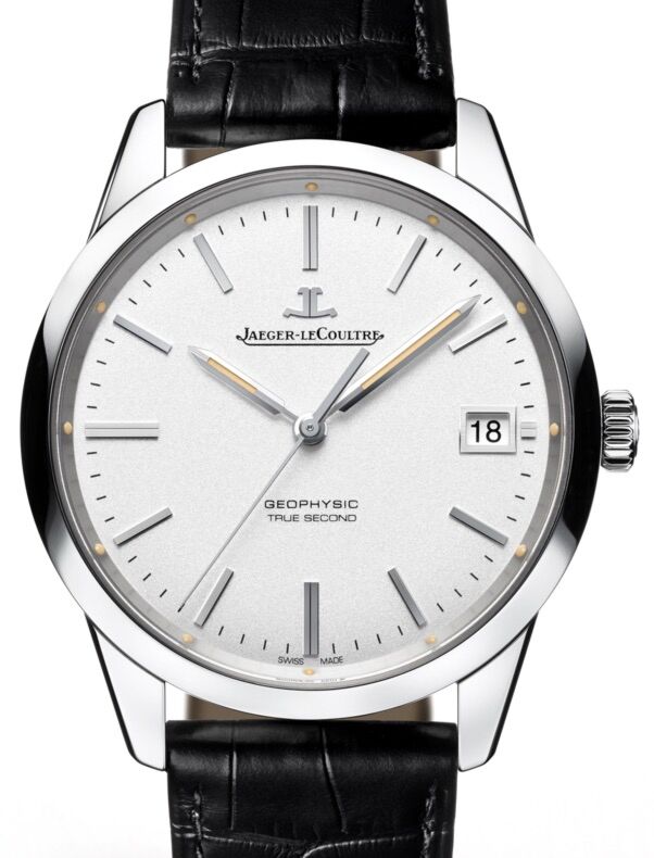 Jaeger-LeCoultre Calibre 770 Geophysic True Second 8018420 Silver?Index Stainless Steel Leather 39.6mm Automatic - BRAND NEW