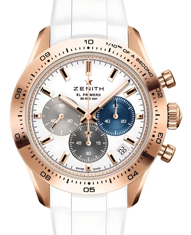 Zenith Chronomaster Sport 18-ct Rose Gold 41mm White Dial 18.3101.3600/69.R953 - BRAND NEW