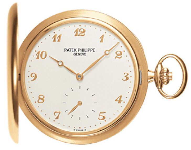 Patek Philippe 980J-011 Lepine Pocket Watch 48mm Ivory Arabic Yellow Gold Manual BRAND NEW