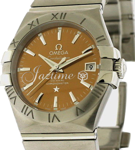OMEGA 123.10.35.20.10.001 CONSTELLATION CO-AXIAL 35mm STEEL - BRAND NEW