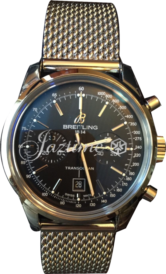 BREITLING A4131012 BC06 171A TRANSOCEAN CHRONOGRAPH 38 38mm STAINLESS STEEL BRAND NEW