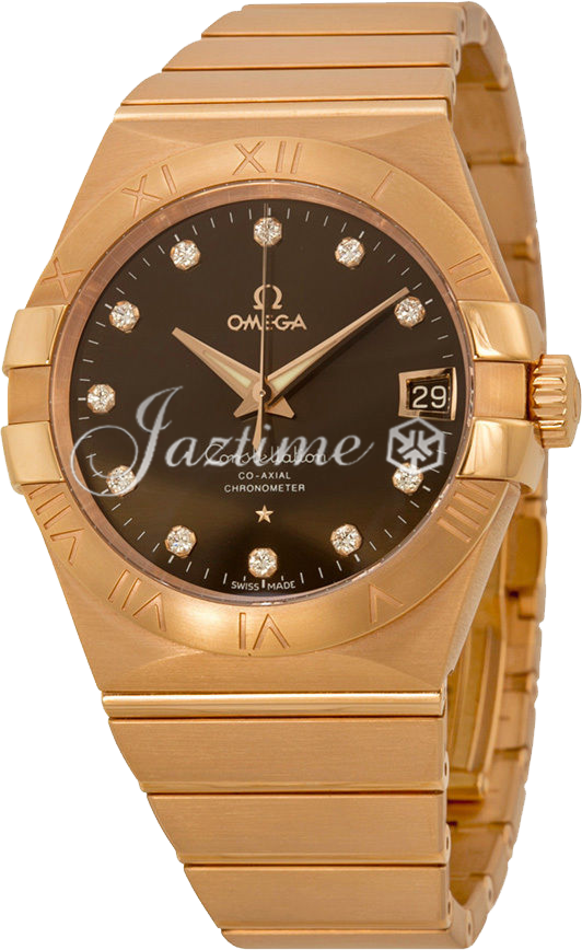 OMEGA 123.50.38.21.63.001 CONSTELLATION CO-AXIAL 38mm RED GOLD - BRAND NEW