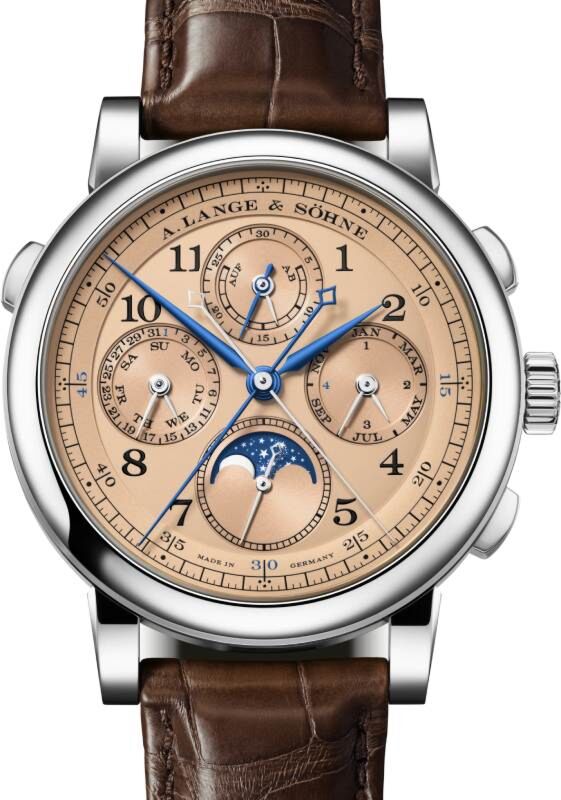 A Lange Sohne 1815 Rattrapante Perpetual Calendar White Gold 421.056FE