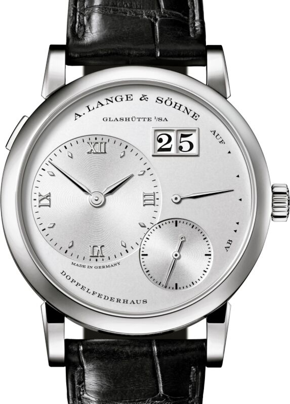 A Lange Sohne Lange 1 Platinum 38.5mm Rhodie Silver Dial 191.025 - BRAND NEW