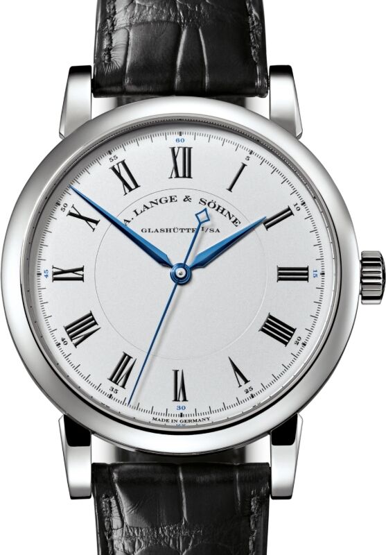 A Lange Sohne Richard Lange White Gold 40.5mm Argente Silver Dial 232.026