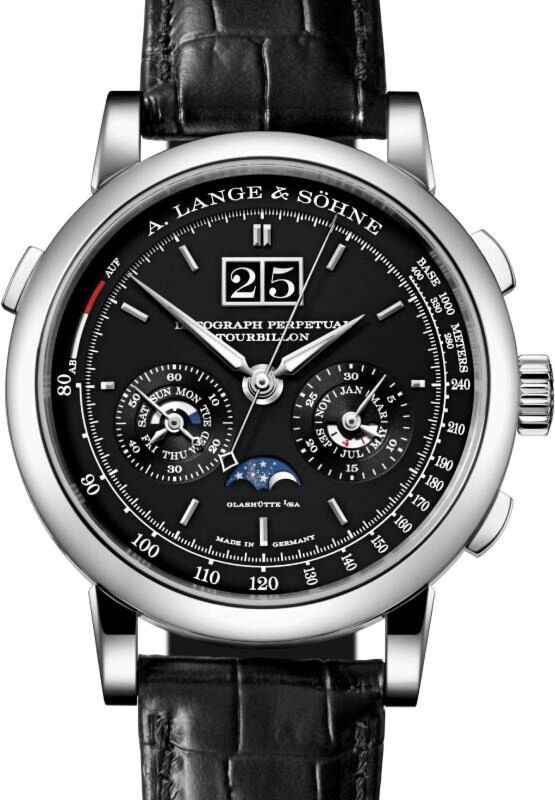 A Lange Sohne Saxonia Datograph Perpetual Tourbillon Platinum 740.036FE