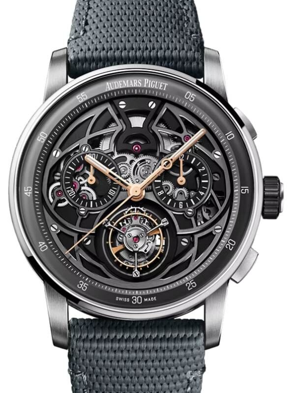 Audemars Piguet Code 11.59 Flying Tourbillon Chronograph Black Ceramic White Gold 26399NB.OO.D009KB.01