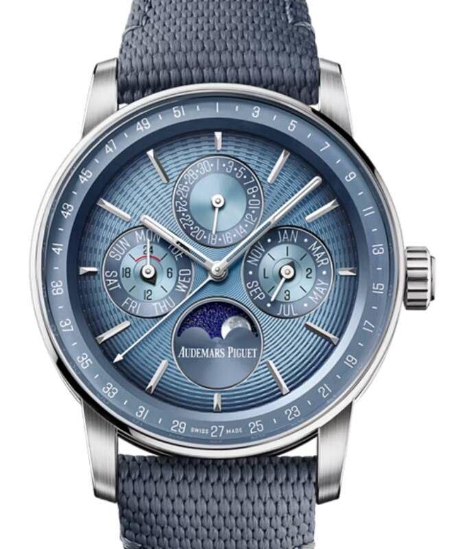 Audemars Piguet Code 11.59 Perpetual Calendar White Gold Blue Dial 26494BC.OO.D350KB.01
