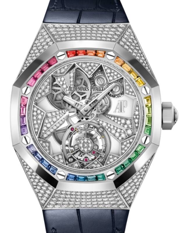 無料発送 AP Royal Oak Concept Flying Tourbillon 38.5mm White Gold 絵画