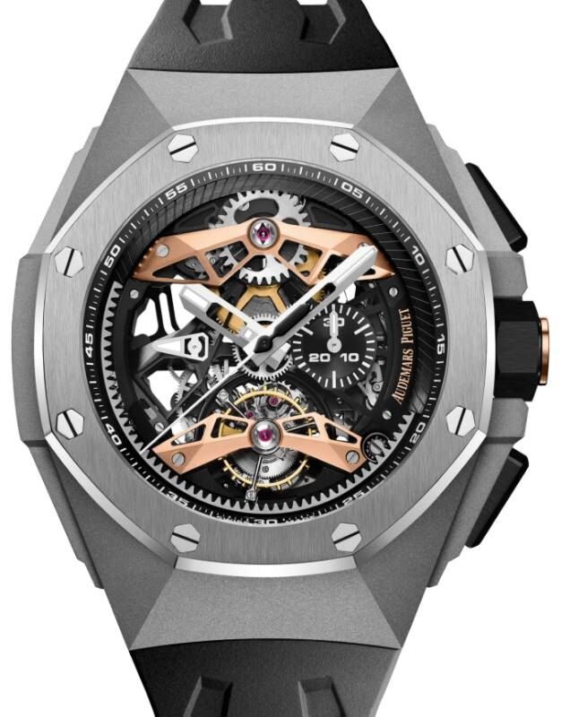 Audemars Piguet Concept Tourbillon Chronograph Openworked Titanium 44mm "Skeleton" 26612TI.OO.D002CA.01