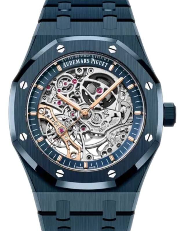 Audemars Piguet Royal Oak Double Balance Wheel Openworked Blue Ceramic 15416CD.OO.1225CD.01