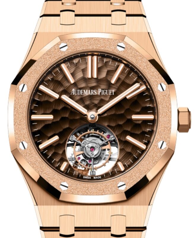 Audemars Piguet Royal Oak Flying Tourbillion Rose Gold 41mm Brown Dial 26730OR.GG.1320OR.01