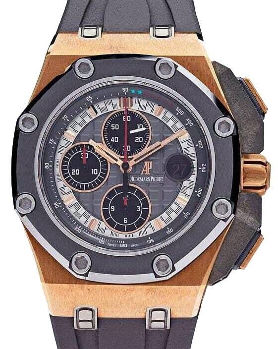 Audemars Piguet Royal Oak Offshore Chronograph "Michael Schumacher" Pink Rose Gold Grey Dial 26568OM.OO.A004CA.01