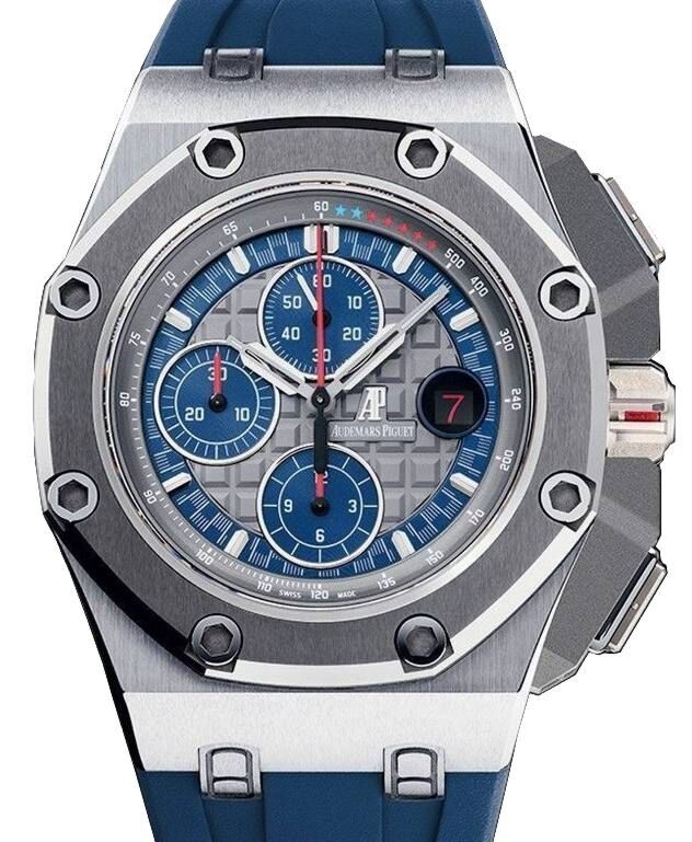 Audemars Piguet Royal Oak Offshore Chronograph Michael Schumacher Platinum Blue 26568PM.OO.A021CA.01