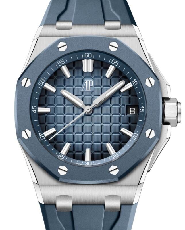 Audemars Piguet Offshore Selfwinding 43mm Steel/Rubber Smoked Blue Dial 15605SK.OO.A350CA.01