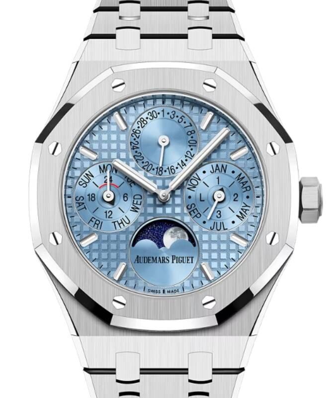 Audemars Piguet Royal Oak Perpetual Calendar 38mm Steel Light Blue Dial 26684ST.OO.1356ST.01