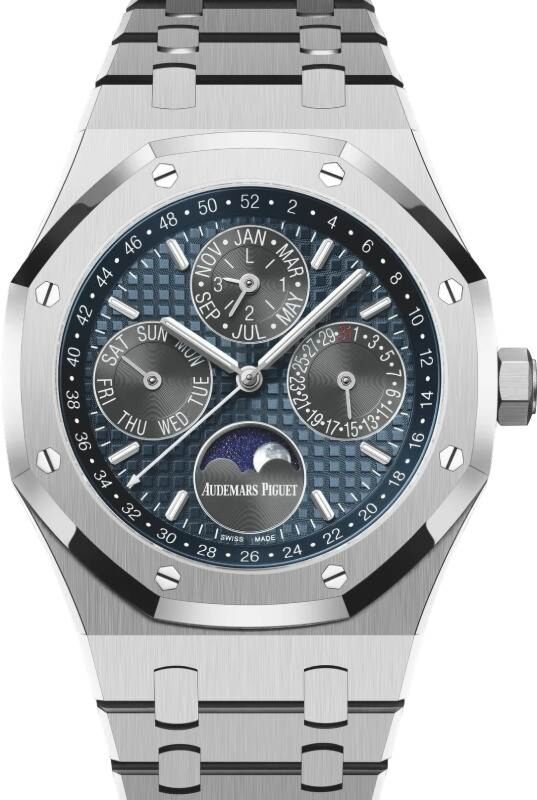 Audemars Piguet Royal Oak Perpetual Calendar "United States" Titanium Blue Dial 26574TI.OO.1220TI.01