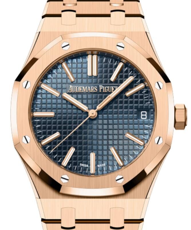 Audemars Piguet Royal Oak 41mm Rose Gold Blue Dial 15510OR.OO.1320OR.03 - BRAND NEW