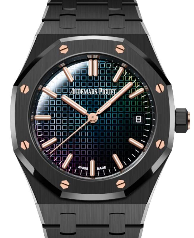 Audemars Piguet Royal Oak Carolina Bucci 34mm Black Ceramic 77350CE.OO.1266CE.02.A BRAND NEW