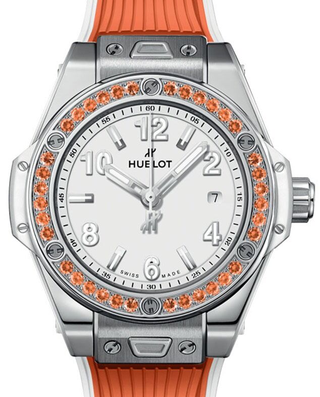 Hublot Big Bang 3-Hands One Click Joyful Steel Orange 33mm 485.SO.2210.RX.1206 - BRAND NEW