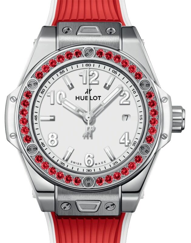 Hublot Big Bang 3-Hands One Click Joyful Steel Red 33mm 485.SR.2210.RX.1213 - BRAND NEW