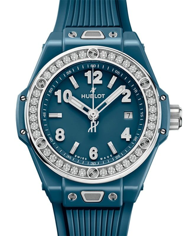 Hublot Big Bang One Click Ceramic Diamonds Blue Petrol 485.ES.5171.RX.1204 - BRAND NEW