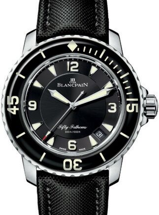 Blancpain Fifty Fathoms Automatique Stainless Steel Canvas Strap 5015 1130 52B