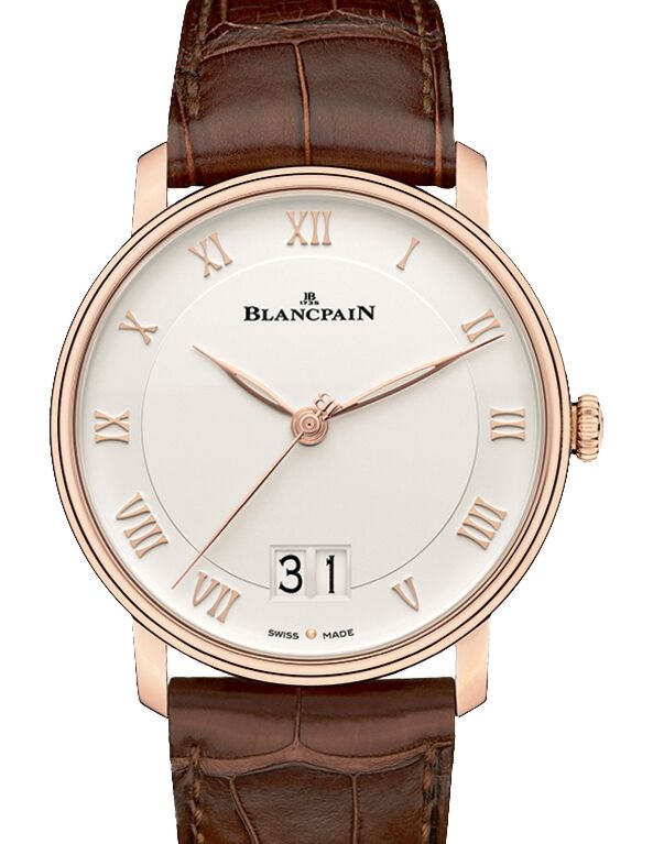 Blancpain Villeret Grande Date Steel White Dial 40mm 6669 3642 55A