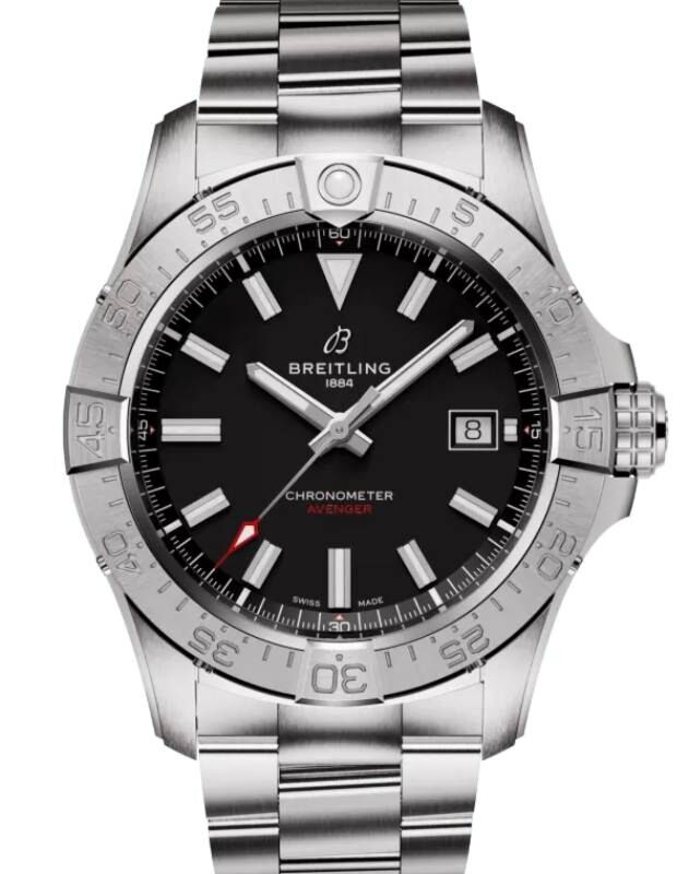 Breitling Avenger Automatic 42 Stainless Steel Black Dial A17328101B1A1