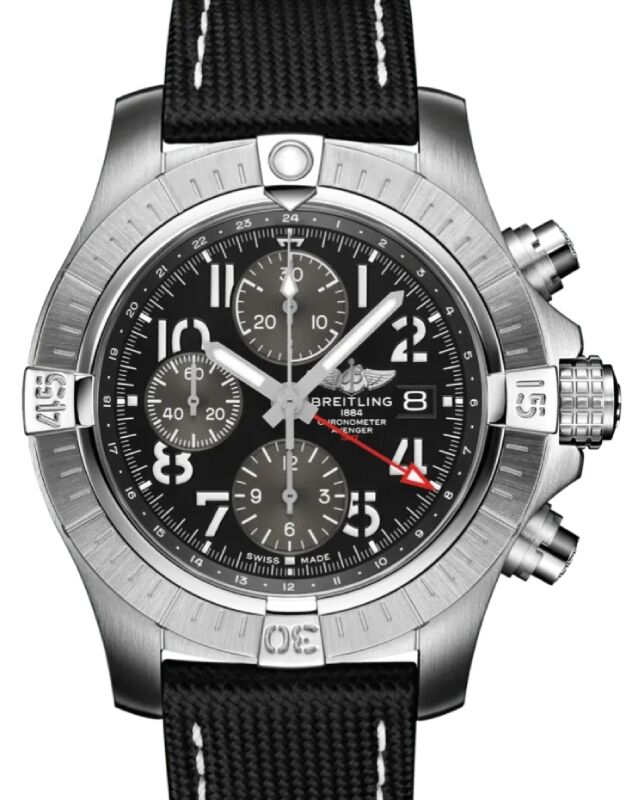 Breitling super avenger leather strap shop