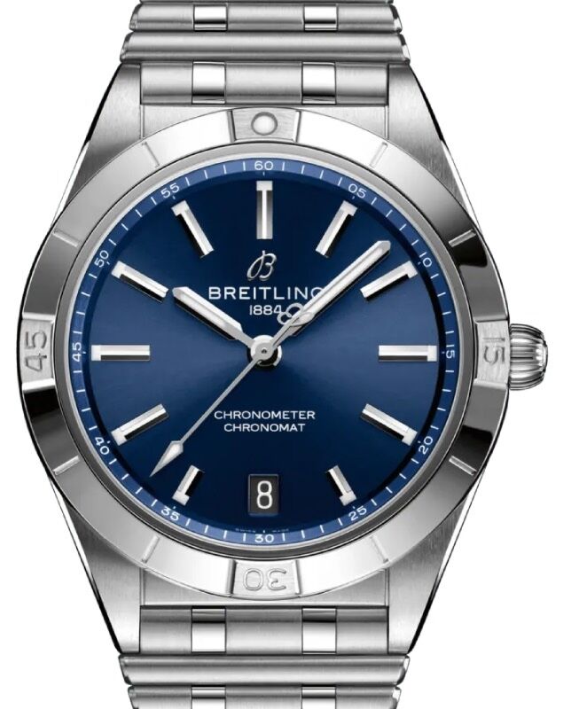 Breitling Chronomat Automatic 36 Stainless Steel Blue Dial A10380101C1A1