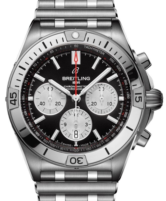 Breitling Chronomat B01 42 Stainless Steel Black Dial AB0134101B1A1