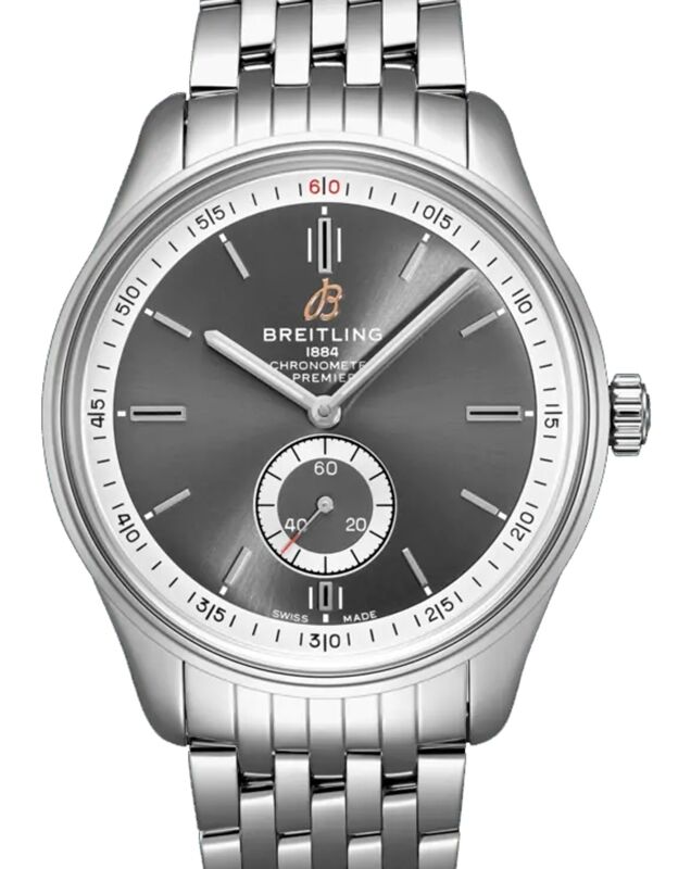 Breitling Premier Automatic 40 Stainless Steel Anthracite Grey Dial A37340351B1A1