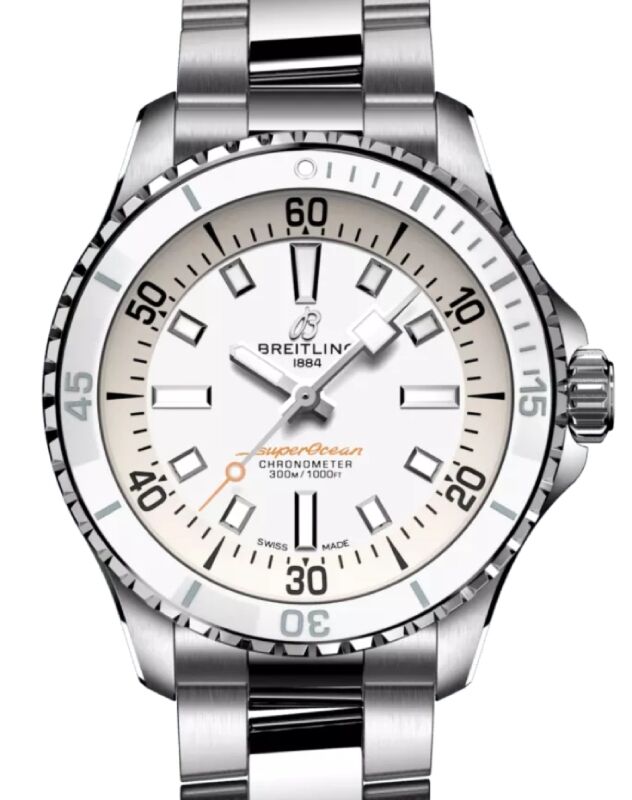 Breitling Superocean Automatic 36 Stainless Steel White Dial A17377211A1A1