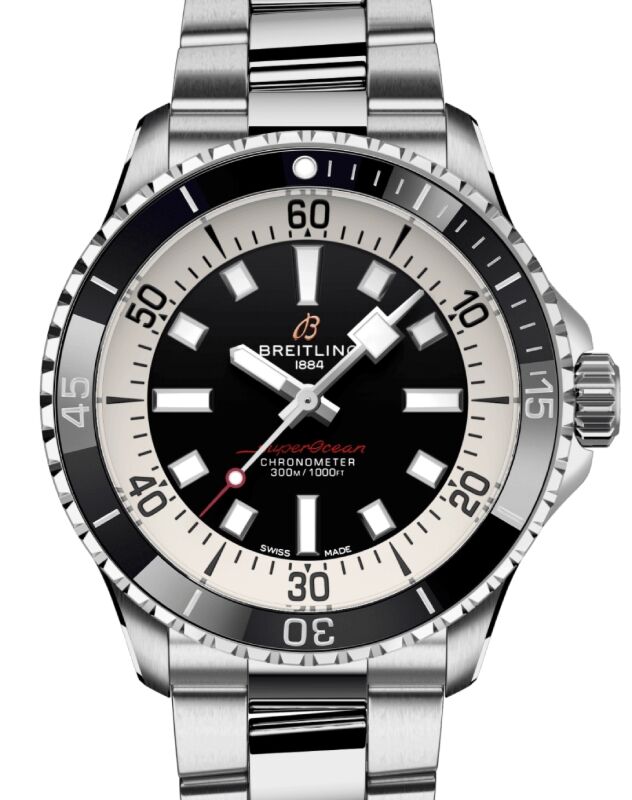Breitling Superocean Automatic 42 Stainless Steel Black Dial A17375211B1A1