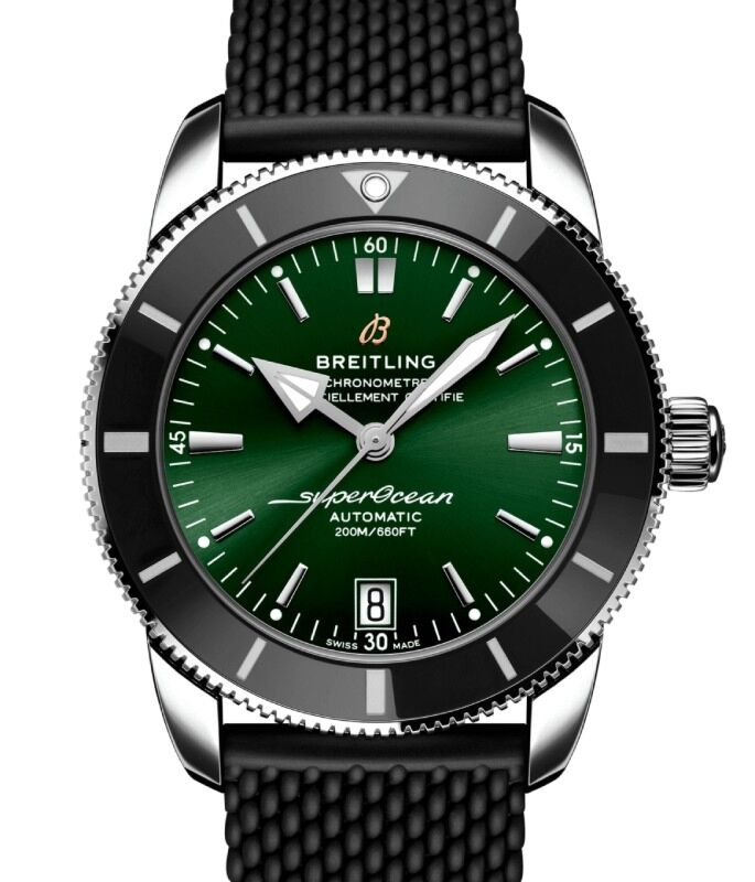 Breitling Superocean Heritage B20 Automatic 42 Stainless Steel Green Dial AB2010121L1S1
