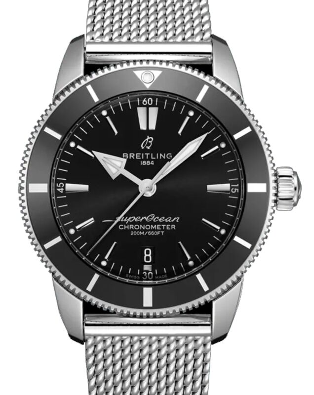 Breitling Superocean Heritage B20 Automatic 44 Stainless Steel Black Dial AB2030121B1A1