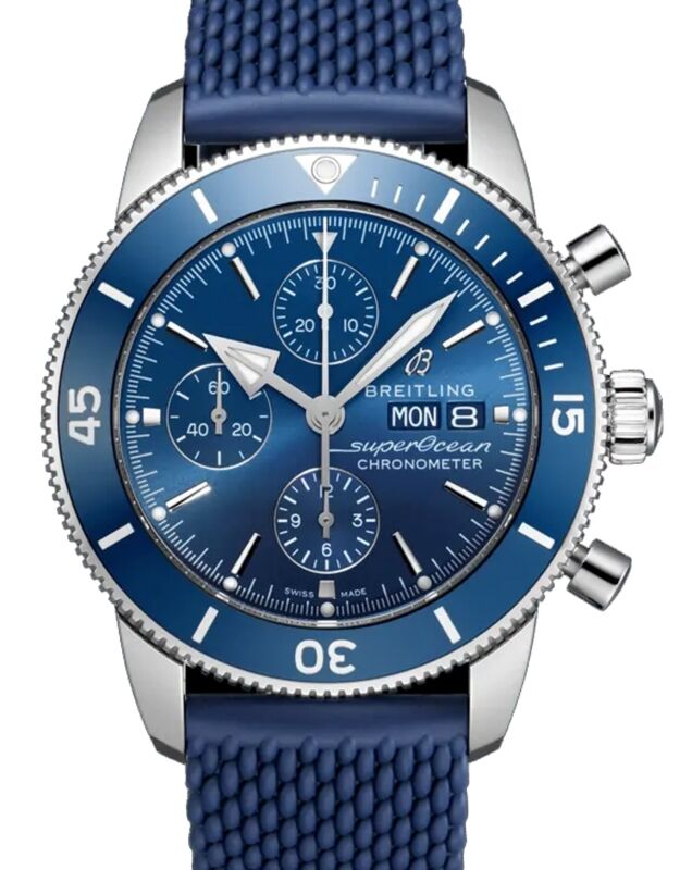 Breitling Superocean Heritage Chronograph 44 Stainless Steel Blue Dial A13313161C1S1