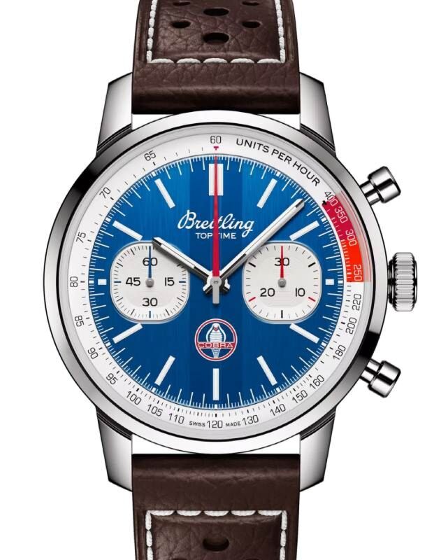 Breitling Top Time B01 Shelby Cobra Stainless Steel Blue Dial AB01763A1C1X1