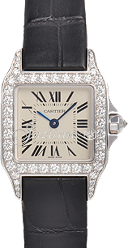 CARTIER WF902007 SANTOS DEMOISELLE WHITE GOLD AND DIAMONDS BRAND NEW