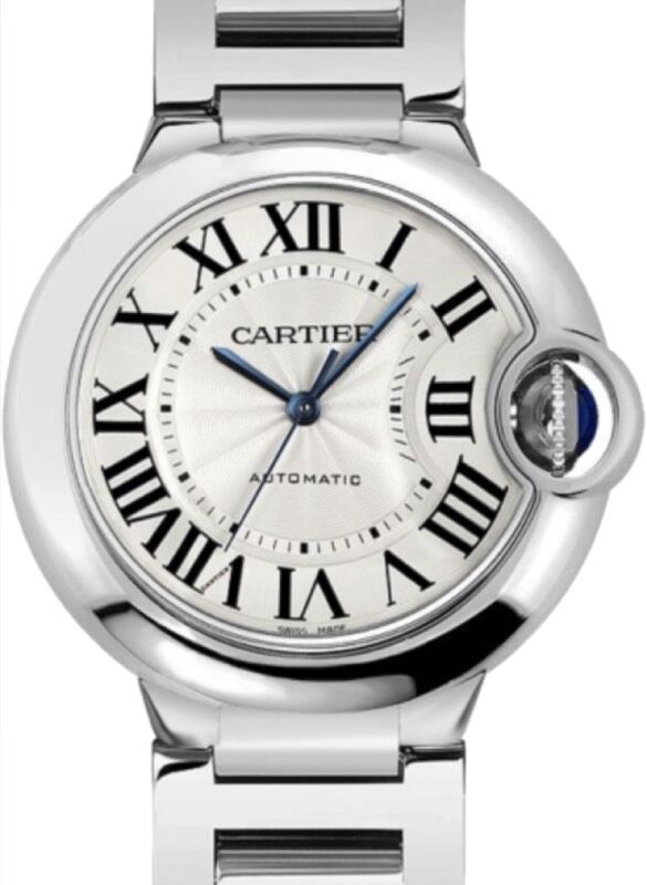Cartier Ballon Bleu de Cartier Steel 36mm Silver Dial WSBB0048